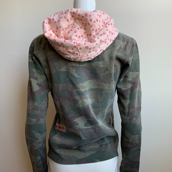 Billabong camouflage camo heart hoodie sweater - Picture 5 of 7